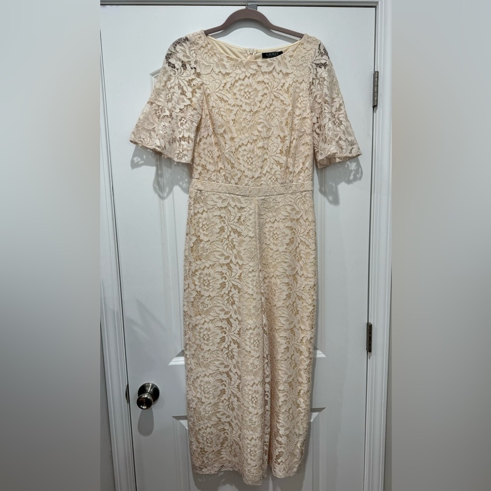 Ralph Lauren Lace Jumpsuit size 4